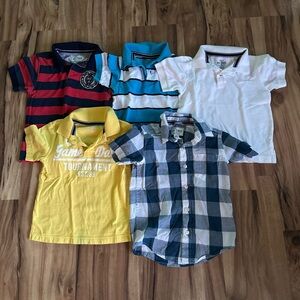 The Children's Place Polo Shirt Collection - Red, Blue, Yellow, White